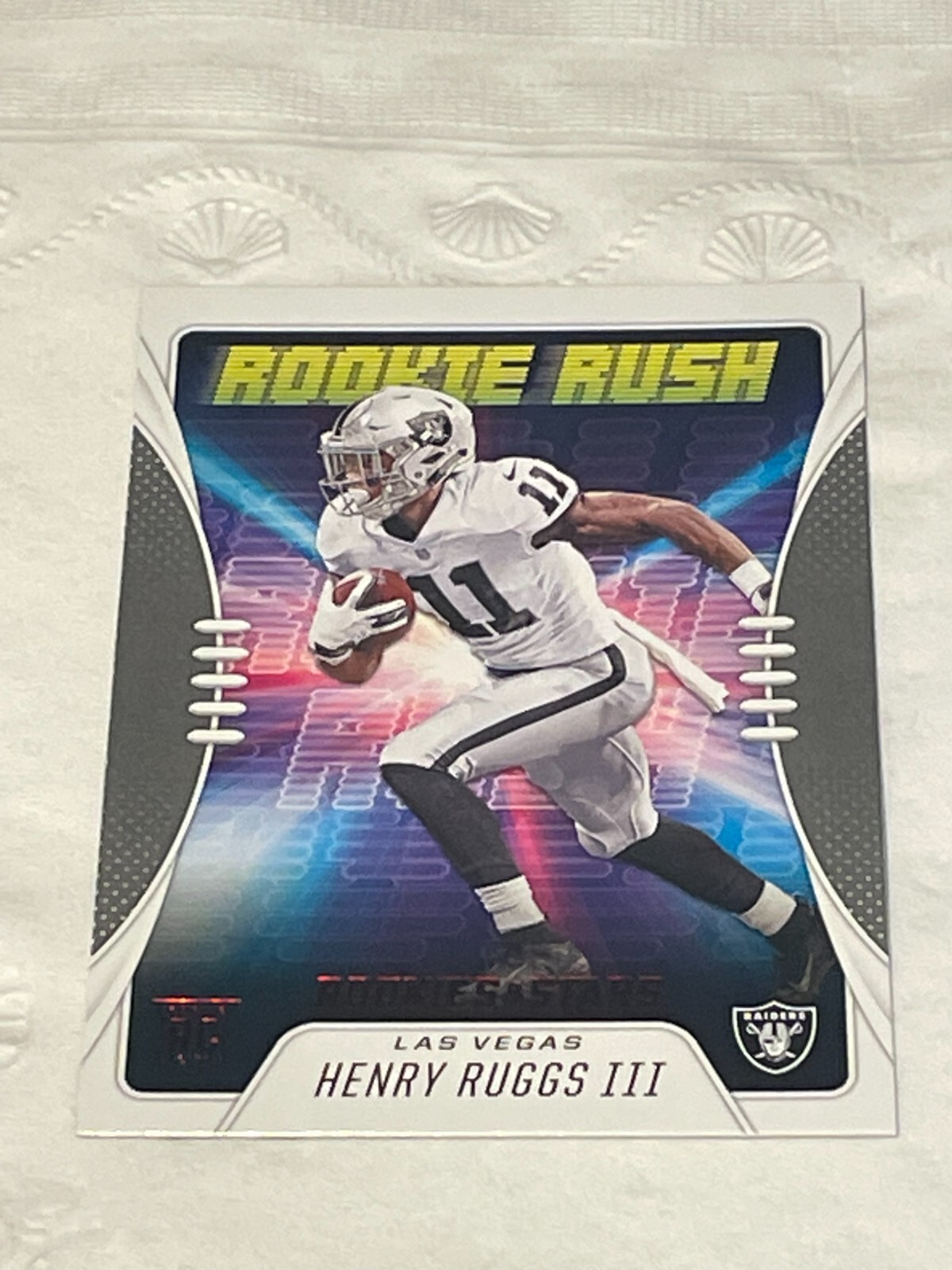 2020 Panini Rookies & Stars Henry Ruggs III ROOKIE RUSH RED FOIL RR10