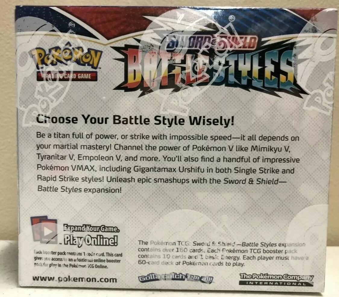 Pokémon Battle Styles 36 Booster Box - Factory Sealed - In Hand Ready To  Ship