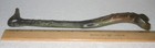 UNIQUE SHAPE ANTIQUE WRENCH DUCK HEAD & FEATHER CASTING 3/4” NO MARK 10.75" HTF — photo 3