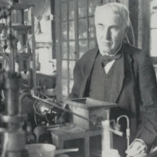 Thomas Edison Laboratory 1978 Reprint Stereoview c1920 Keystone Inventor P397