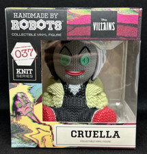 Cruella Disney Collectible Vinyl Figure 037 Knit Series Handmade by Robots NEW