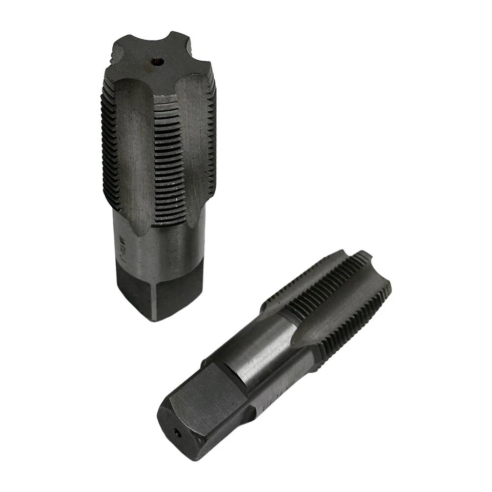 6 Pc Carbon Steel NPT Pipe Tap Set 1/8",1/4",3/8",1/2",3/4",1" Size Threader Set - Image 3 of 4