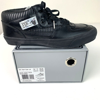 Vans Vault x Star Wars Darth Vader Mens 10.5 Womens 12 Black OG Half Cab LX