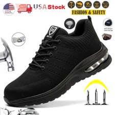 Safety Sneakers Boots Work Shoes Steel Toe Cap lightweight Men Indestructible