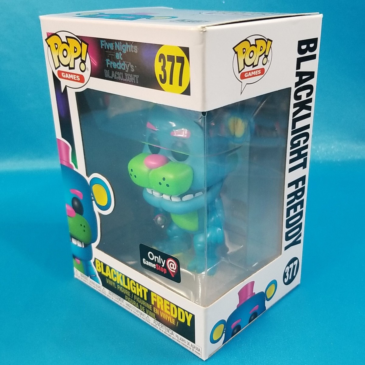 Funko Pop Five Nights at Freddy's BLACKLIGHT FREDDY #377 Funko Pop Five Nights at Freddy's BLACKLIGHT FREDDY #377