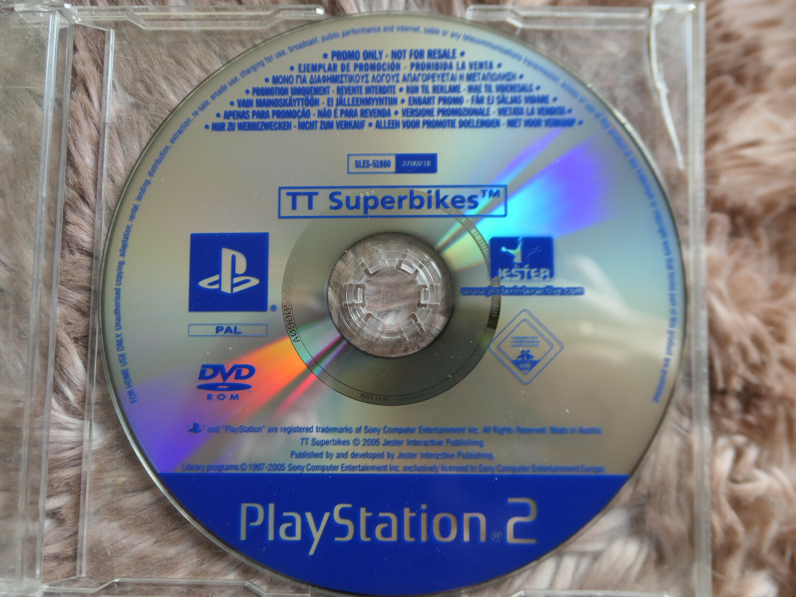 Jeu PS2 - TT SUPERBIKES - Promo only not for resale