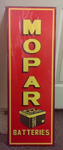 2 Awesome MOPAR Signs, One great price. Great Graphics, Color and Shine. Heavy.