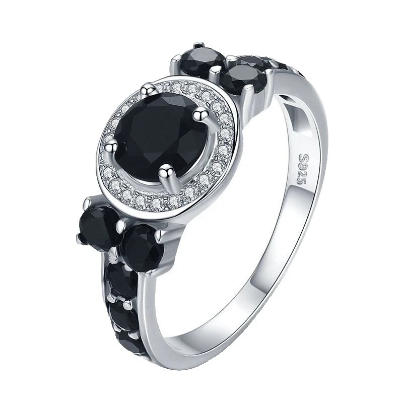 Cubic Zirconia Anillo de Cobre 9 Anillos de Moda