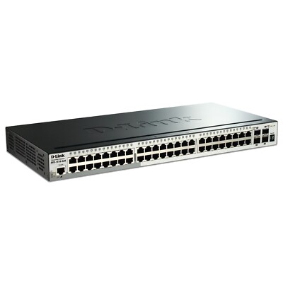 *NEW* D-LINK DGS-1510-52X Smart Managed Stackable 48-Port Switch with 10G Upl...