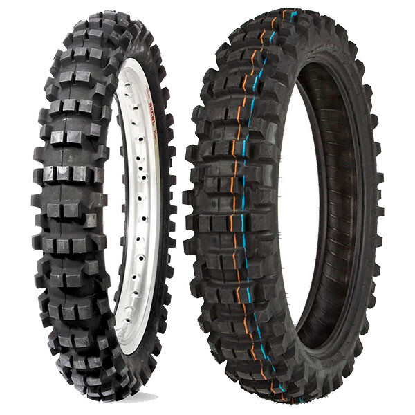 COPPIA GOMME DUNLOP 100/90-19 57M D952 + 110/90-18 61M D952 (E)