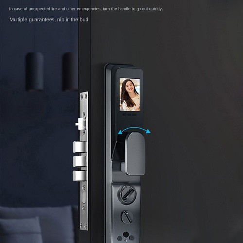Smart Door Lock 3D Face Recognition Camera FingerPrint Password Security Lock.US - Picture 10 of 13