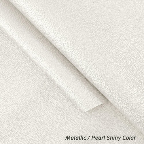 Pb045A Cushion Cover*Pearl White*Faux Leather synthetic Litchi Skin Sofa Seat - Picture 9 of 56