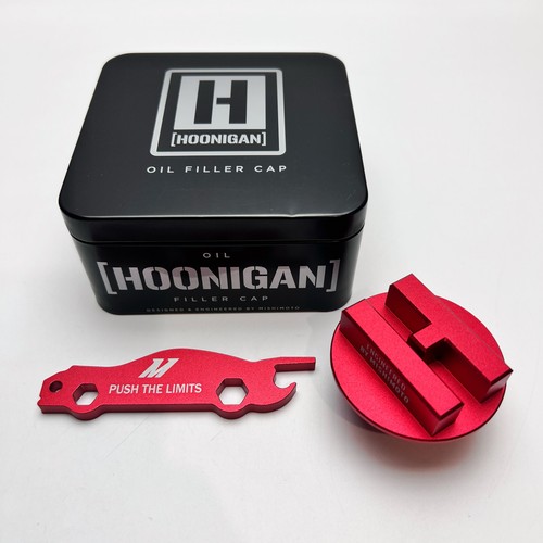 Aluminium Öleinfüllstutzen rot Mishimoto LS Motor Hoonigan - 89-95 Chevrolet & GMC - Bild 1 von 15