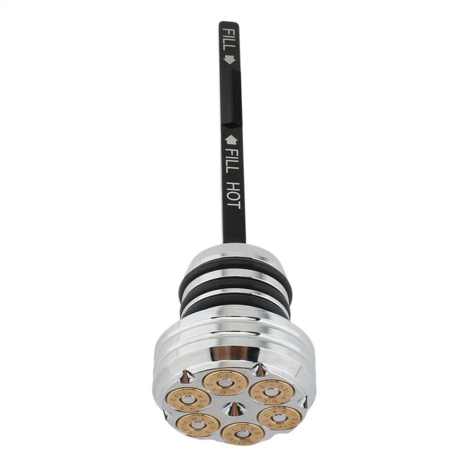 Chrome Oil Dipstick For Harley Davidson Softail 2000-2017 All Models - Изображение 2 из 4