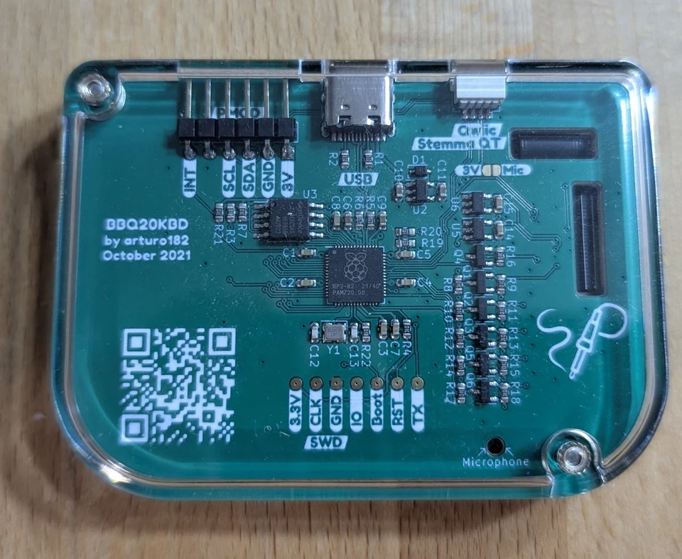 BBQ20KBD BB Q20 von Solderparty USB-C Tastatur und Trackpoint - Bild 2 von 3