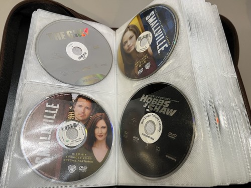 Huge Movie Lot Over 100 DVDs in Faux Leather Binder! Discs Only Mixed 2 Blu-rays - Picture 5 of 24