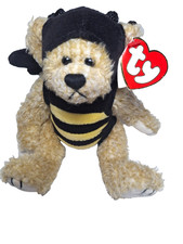 TY Beanie Baby Beezee Bee the Bear Attic Treasures Collection Bumblebee 8” w/Tag