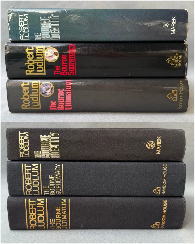 Robert Ludlum, First Ed 1st Print Bourne Trilogy. Identity, Supremacy, Ultimatum Foto 3 de 4