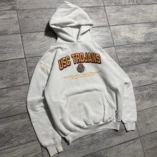 Vintage Russell Athletic USC Trojans 2006 National Championships Hoodie Medium
