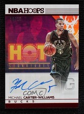 2016 Panini NBA Hoops Hot Signatures Red 15/25 Michael Carter-Williams Auto 0eo6