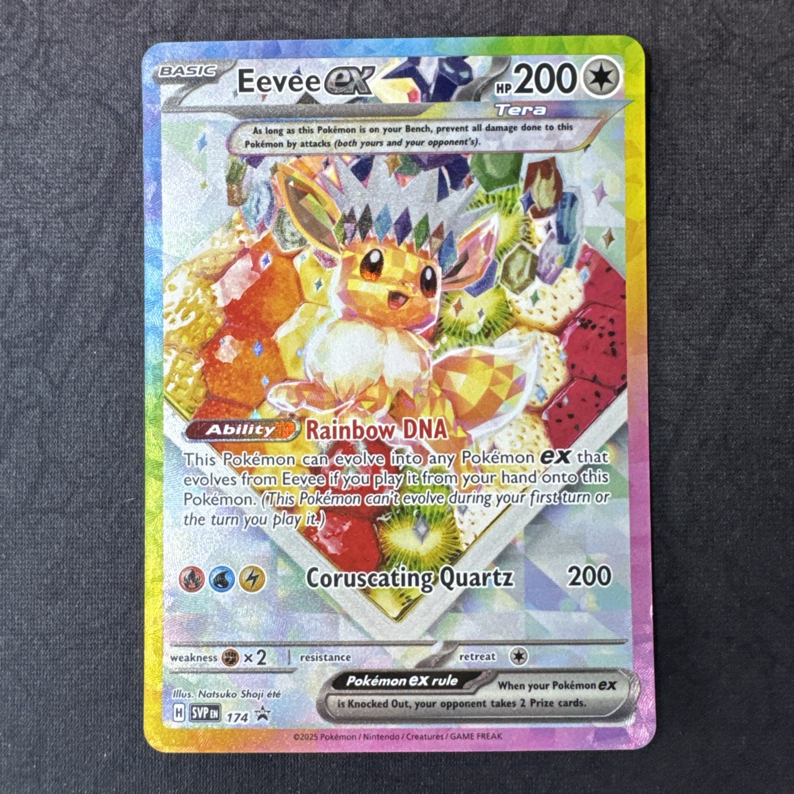 Eevee ex 174 Sv: Scarlet & Violet Black Star Promo Cards Holo Pokemon