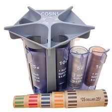 Change Sorter Tube as Coin Counter Machine with Coin Wrappers, Coin Sorter Chang