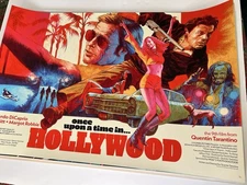 Once Upon A Time In Hollywood Robert Sammelin Poster Pvt. Commission Mondo BNG