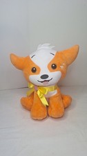 Neopets 25th Anniversary Plush Doglefox 9 Orange White Stuffed Animal has code