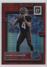 2022 Panini Donruss Optic Rated Rookie Red Hyper Prizm Desmond Ridder #202 16xu