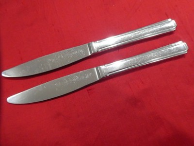 Etage glossy Oneida Stainless 2 x Dinner Knives 9.5/8''  (24.5CM)  VGC