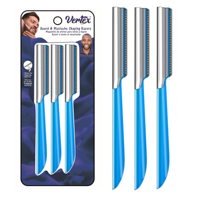 Beard Shaping Razor Tool Mustache Straight Edge Travel Razors Stainless Steel fo