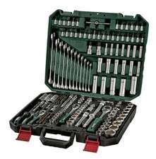 PARKSIDE Steckschlüsselsatz 216 tlg Werkzeugkoffer Chrom Vanadium Steckschlüssel