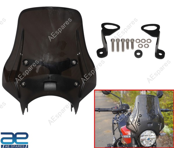 Wanderer Touring GetöNt Display / Windschutz Set FüR Royal Enfield Guerilla 450-image