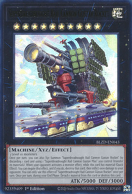 Superdreadnought Rail Cannon Gustav Rocket (V.1 - Ultra Rare) - Blazing Dominion