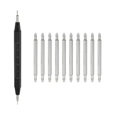 10pcs Quick Release Spring Bar 19mm Width 1.8mm Watch Pins with Removal Tool