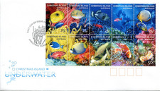 2004 Christmas Island Underwater - FDC