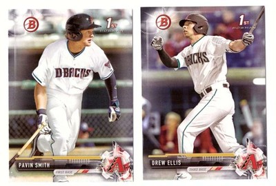 2017 Bowman Draft - ARIZONA DIAMONDBACKS Team Set