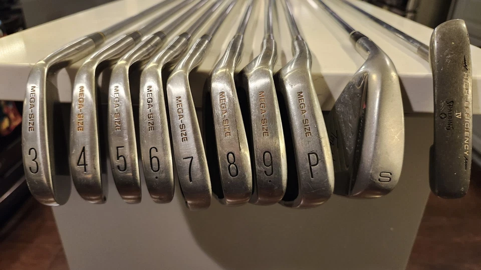 Nice Used Set Of LEFT HAND Cubic Balance Mega Size Irons, 3-PW, Regular Flex  - Image 3 of 4