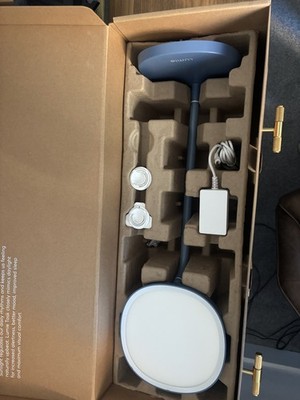 Lumie Task Bright Lichttherapie Schreibtisch Tischleuchte - Stahlblau