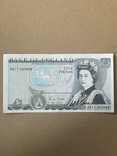 Bank of England £5 Note – Duke of Wellington – Crisp Condition