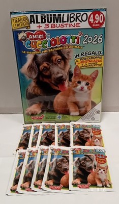ALBUM Mit 3 Tüten Amici Cucciolotti 2026 + 10 Tüten