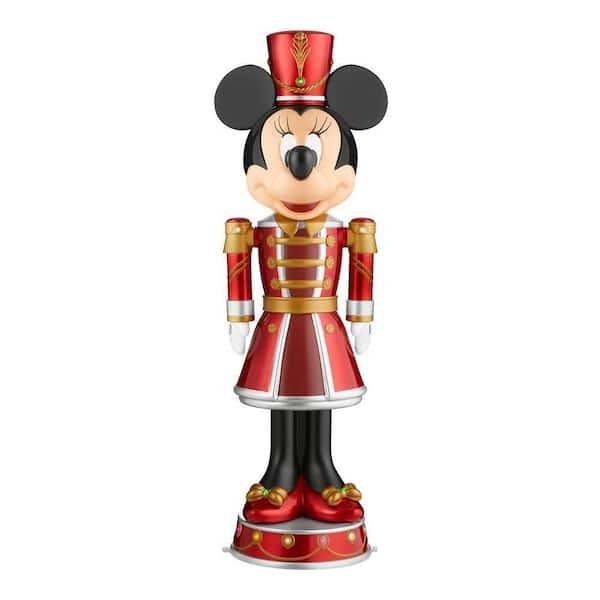 BUNDLE* Disney 5 ft Animated Minnie & Mickey Mouse Nutcracker Home