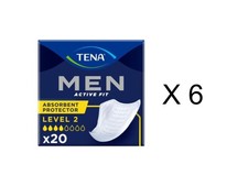 Tena Men Active Fit Level 2, 6 Confezioni da 20 Assorbenti