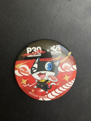 Persona 30th Anniversary Kura Sushi Persona 5 Morgana Pin Badge Button
