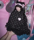 NEEDY GIRL OVERDOSE P-Chan Cat Track Jacket Jersey Black Japan Cosplay