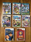 Wii / Wii U Game lot — Super Mario 3D World, Smash Bros, Galaxy, Mario Party Etc