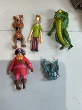 Scooby-Doo Action Figure Bundle Shaggy Captain Cutler Monster Ghost HannaBarbera