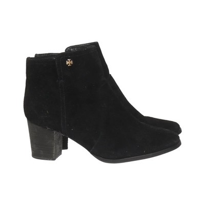 Tory Burch, Stiefeletten, Größe: 40 1/2, Schwarz, Leder, Damen #27b