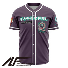 Mythical Spirited Away Baseball Jersey | Studio Ghibli Anime Jersey