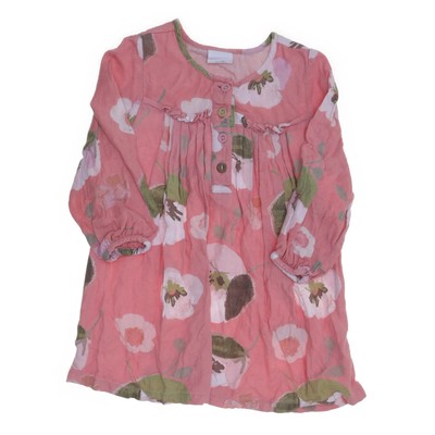 Next, Kleid, Größe: 92, 815-434, Pink/Mehrfarbig, Viskose, Sonstiges #QZq